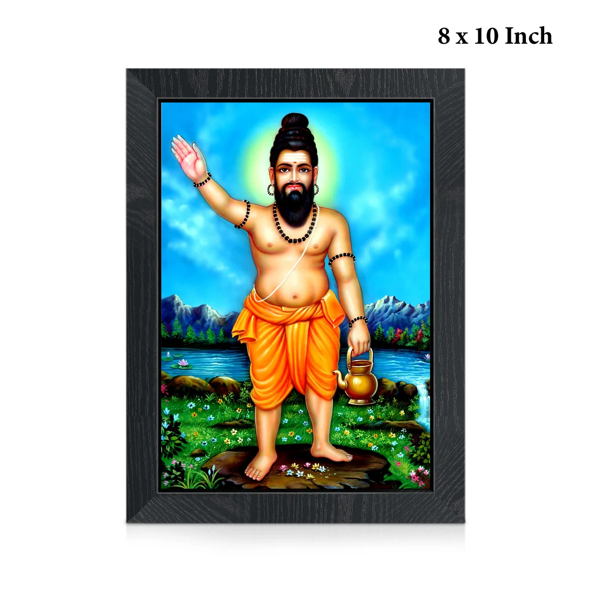 Agathiyar Siddhar Photo Frame | Divine Sage Agastya Maharishi Picture Frame for Home & Pooja Room - Image 2