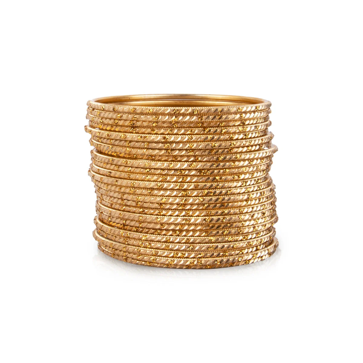 Metal Bangles - 2.05 Inches | 2 Dozen/ Metal Chudi/ Lahthi/ Artificial Jewellery for Women