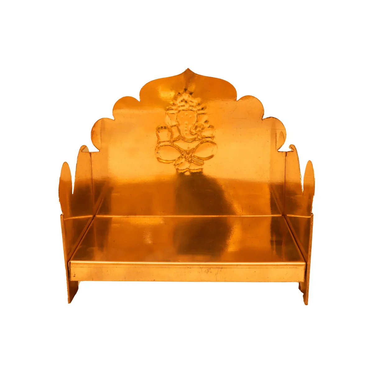 Manai Palagai - 7 x 7.5 x 5 Inches | Brass Chowki/ Patla for Home/ 750 Gms
