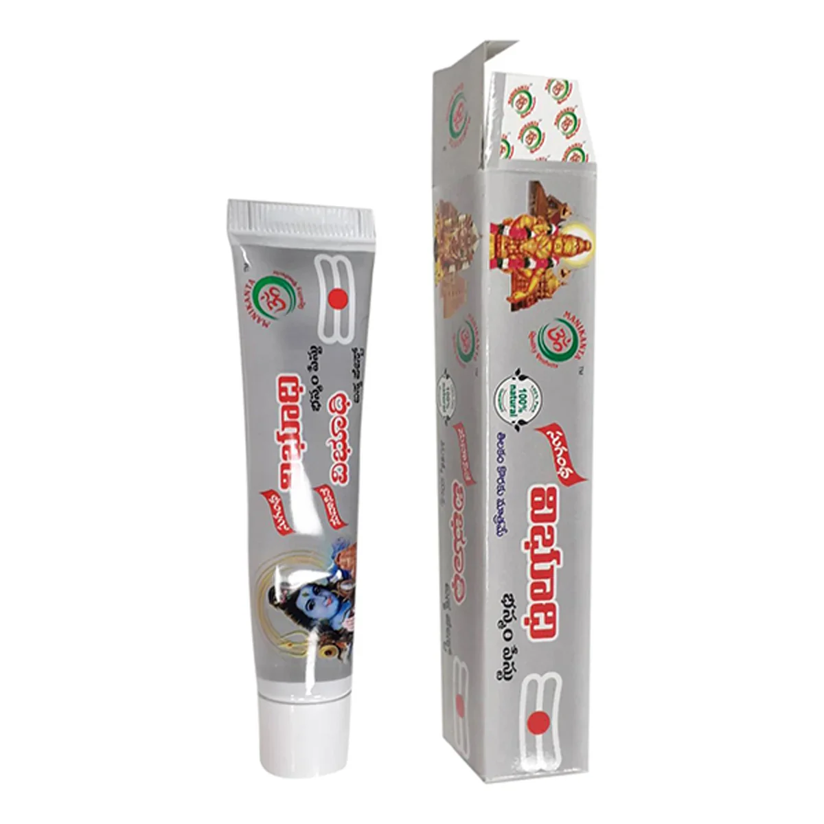 Manikanta Scented Vibuthi Bhasmam Paste Tube - 40 Gms | Viboothi Paste/ Holy Ash Paste - Image 2