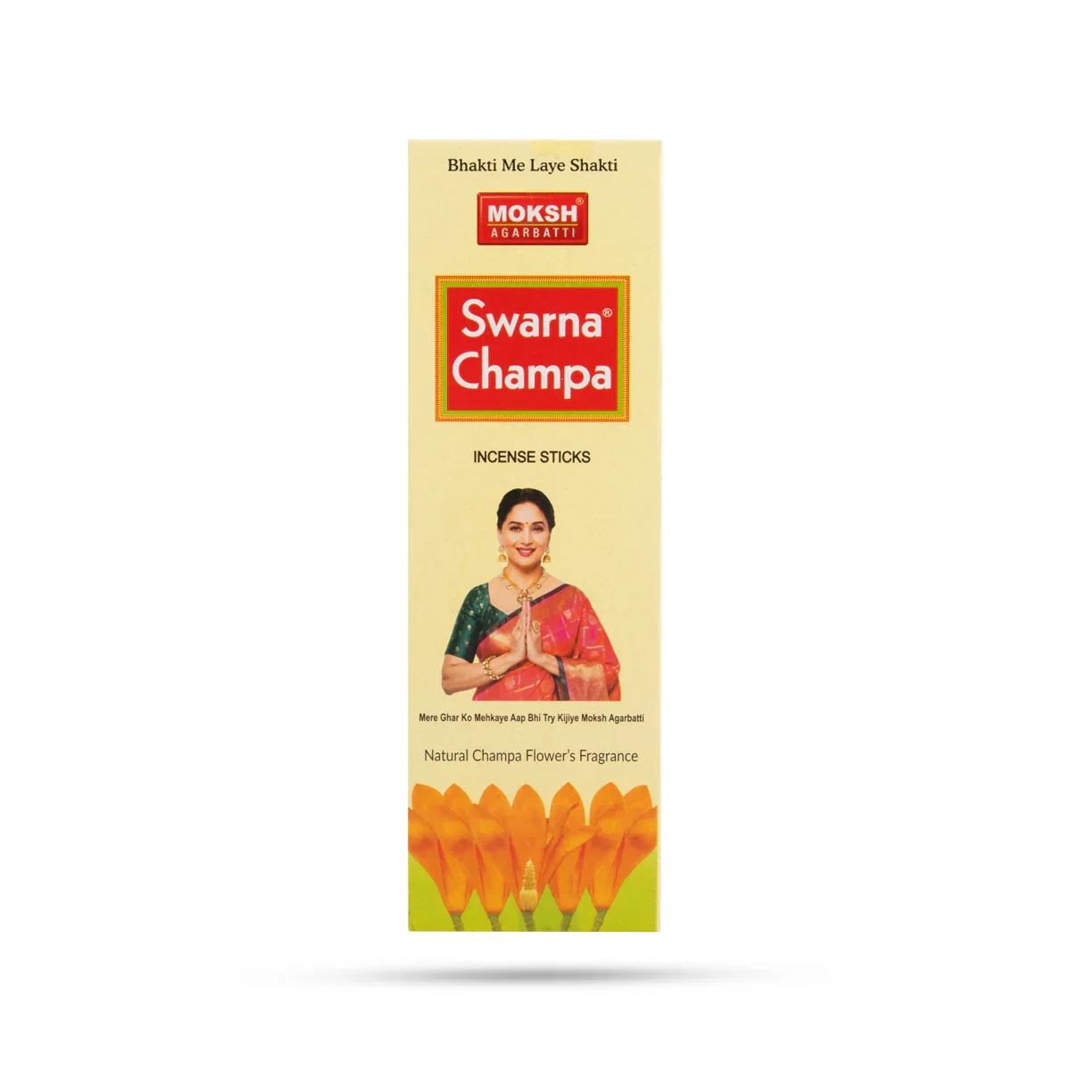 Moksh Swarna Champa Agarbatti - 81 Gms | Incense Sticks/ Agarbathi for Pooja
