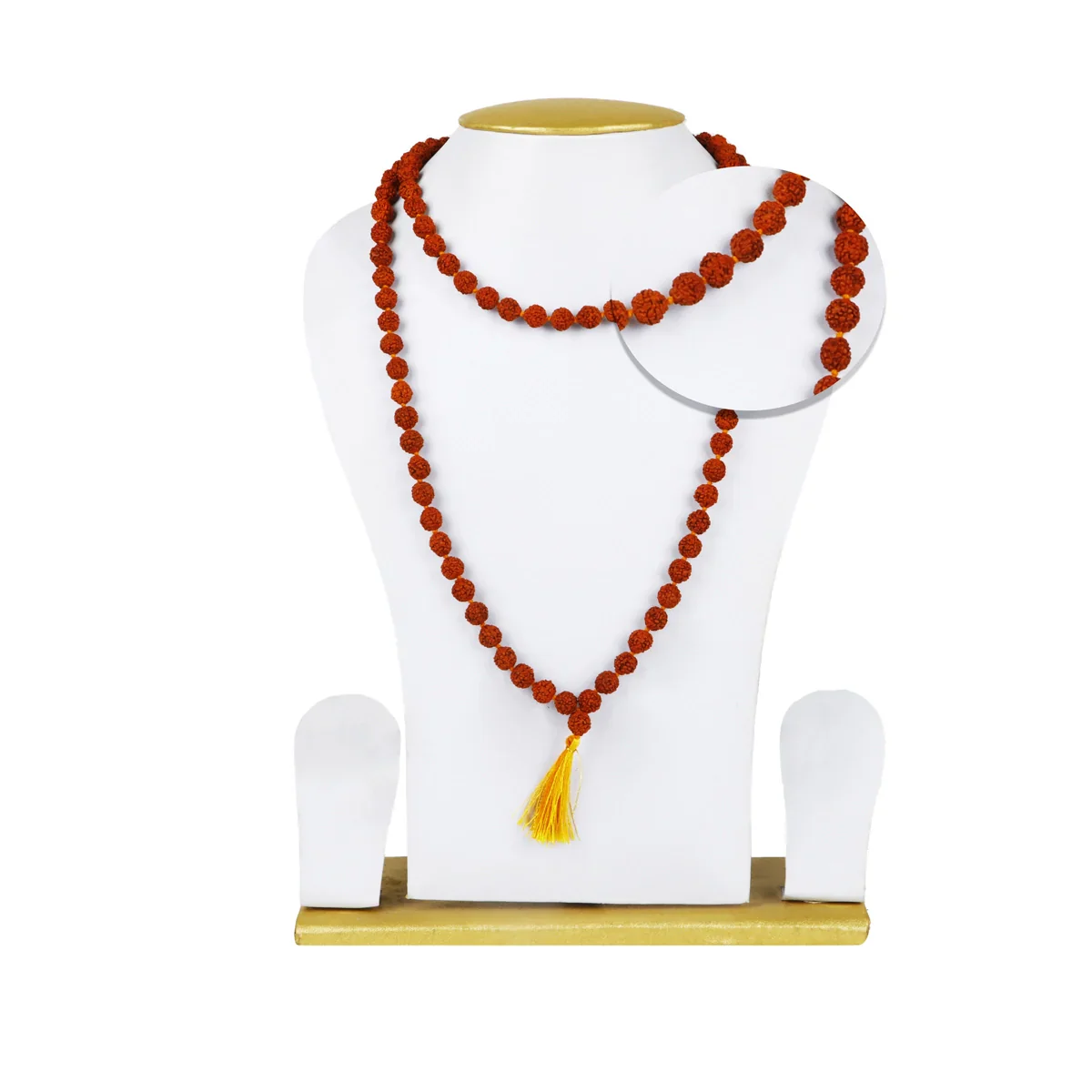 Ruthratcham Malai - 18 Inches | 7 mm Rudraksha Mala/ 108 Beads Kantha Mala for Men & Women - Image 2